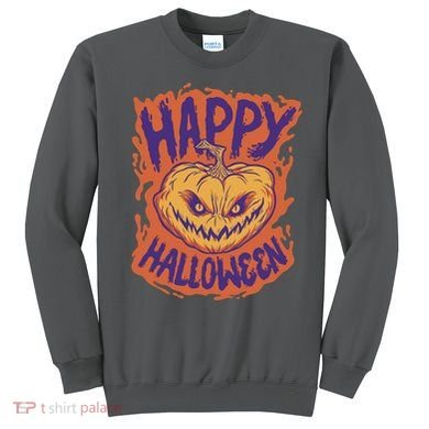 Happy Halloween Spooky Pumpkin Sweatshirt