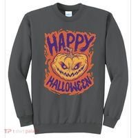 Happy Halloween Spooky Pumpkin Sweatshirt thumb 0
