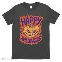 Happy Halloween Spooky Pumpkin T-Shirt thumb 0