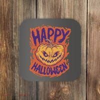 Happy Halloween Spooky Pumpkin Coaster thumb 0