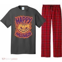 Happy Halloween Spooky Pumpkin Pajama Set thumb 0