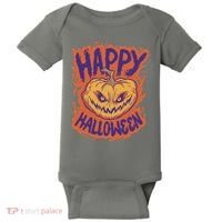 Happy Halloween Spooky Pumpkin Baby Bodysuit thumb 0