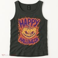 Happy Halloween Spooky Pumpkin Tank Top thumb 2