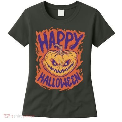 Happy Halloween Spooky Pumpkin Women's T-Shirt