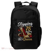 High Heels Stepping Into My 75th Birthday Present 75 and Fabulous Backpack thumb 0