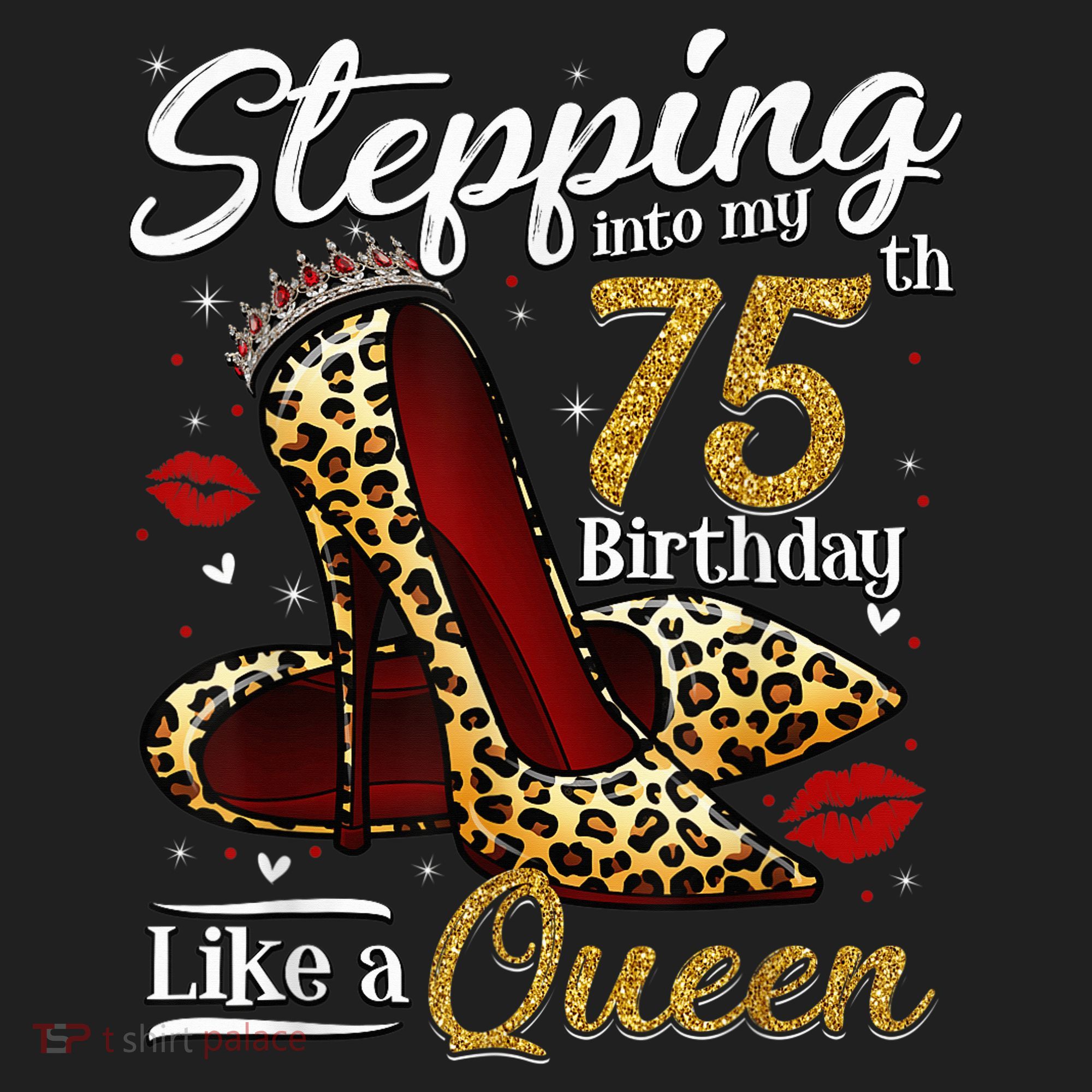 High Heels Stepping Into My 75th Birthday Present 75 and Fabulous Zone Performance Long-Sleeve T-Shirt