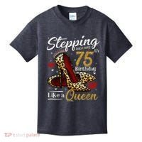 High Heels Stepping Into My 75th Birthday Present 75 and Fabulous Kids T-Shirt thumb 0