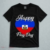 Haiti Heritage Since 1804 Proud Zoe Happy Haitian Flag Day T-Shirt thumb 5
