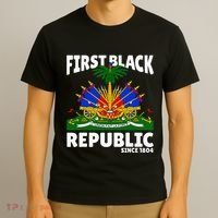 Haiti Heritage Since 1804 Proud Zoe Happy Haitian T-Shirt thumb 3