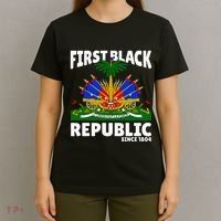Haiti Heritage Since 1804 Proud Zoe Happy Haitian T-Shirt thumb 4