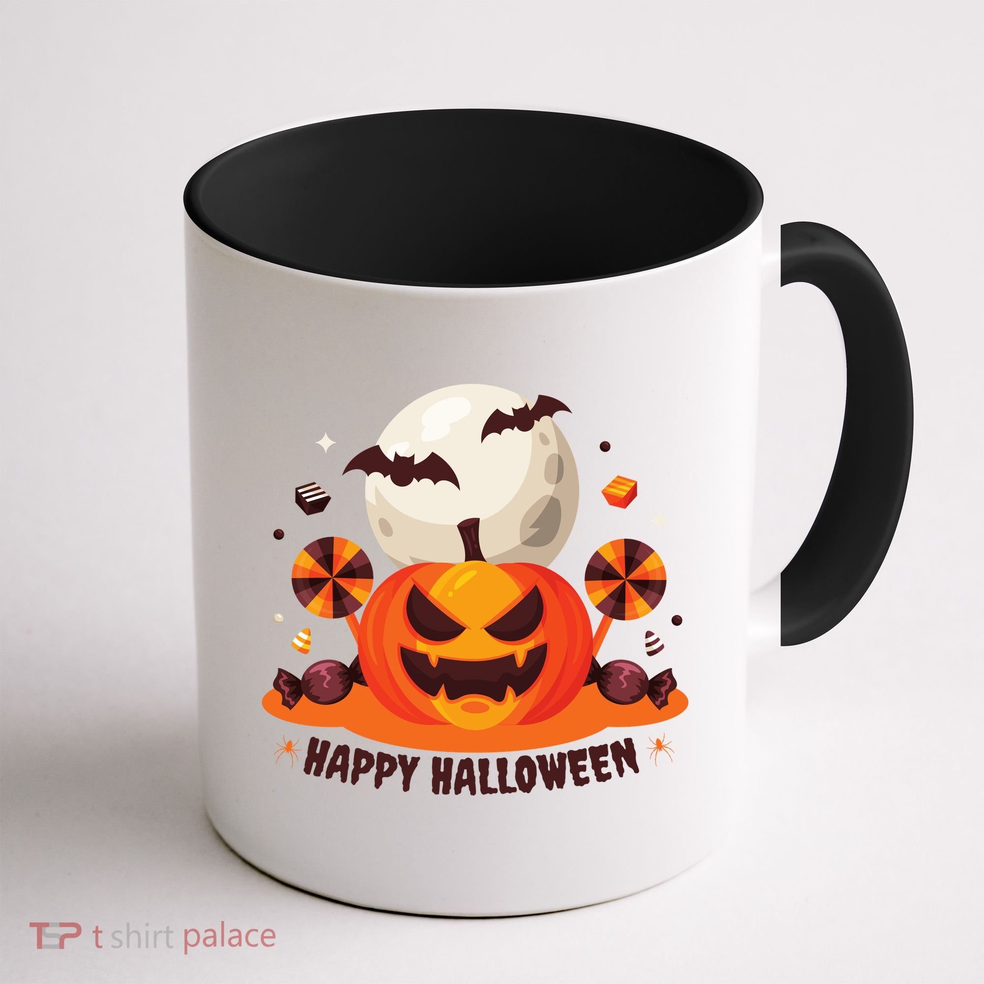 Happy Halloween Spooky Pumpkin Candy Coffee Mug