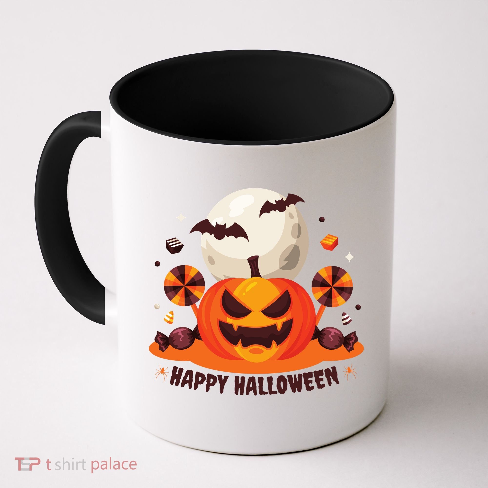 Happy Halloween Spooky Pumpkin Candy Coffee Mug