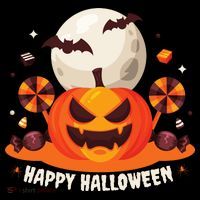 Happy Halloween Spooky Pumpkin Candy Women's Hoodie thumb 2