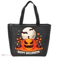 Happy Halloween Spooky Pumpkin Candy Tote Bag thumb 0