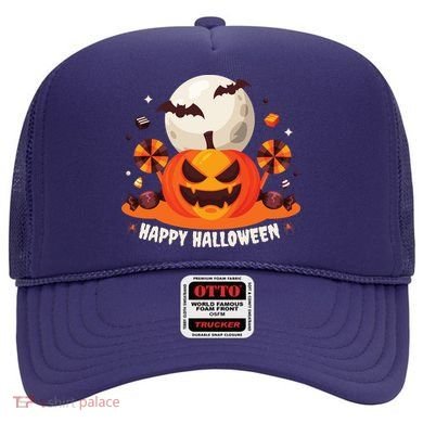 Happy Halloween Spooky Pumpkin Candy Hat
