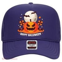 Happy Halloween Spooky Pumpkin Candy Hat thumb 0