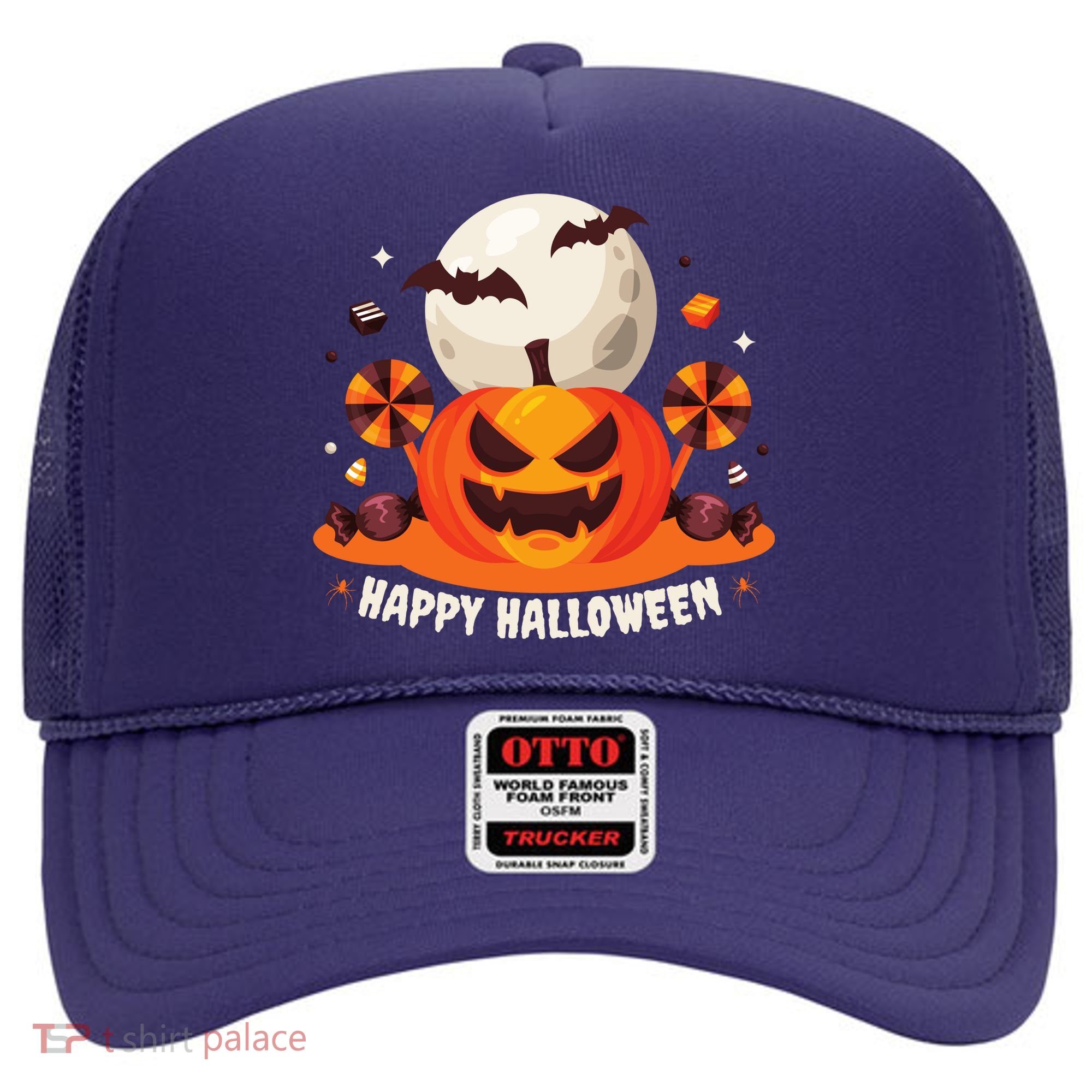 Happy Halloween Spooky Pumpkin Candy Hat