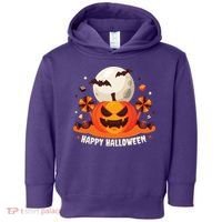 Happy Halloween Spooky Pumpkin Candy Toddler Hoodie thumb 0