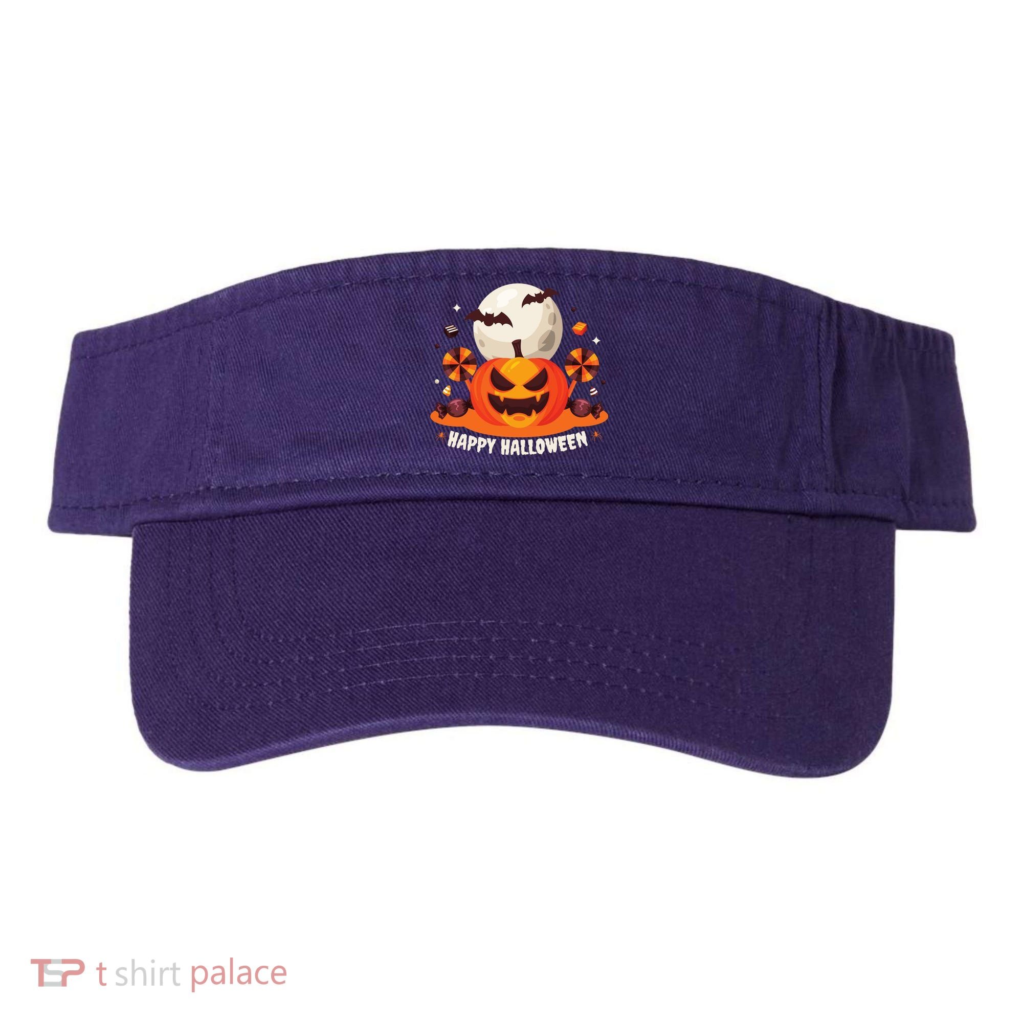 Happy Halloween Spooky Pumpkin Candy Visor