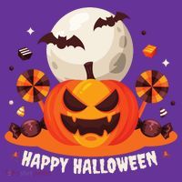 Happy Halloween Spooky Pumpkin Candy Women's T-Shirt thumb 6