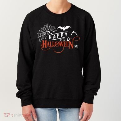Happy Halloween Spiderweb Spooky Women's Sweatshirt