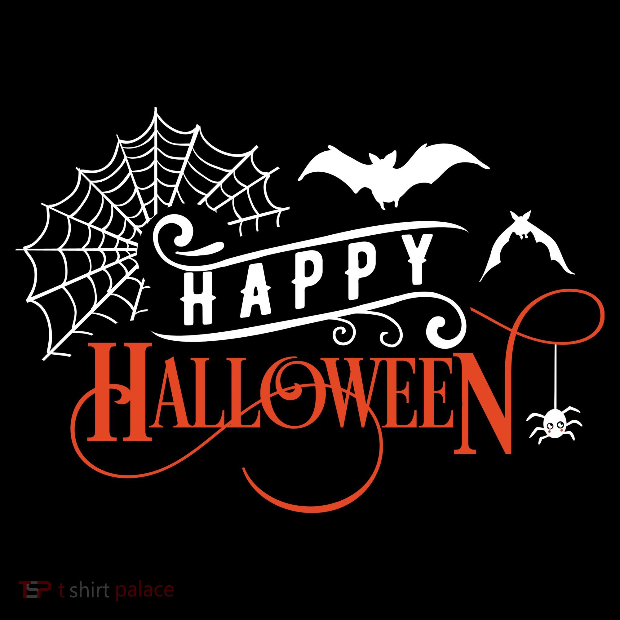 Happy Halloween Spiderweb Spooky Coaster