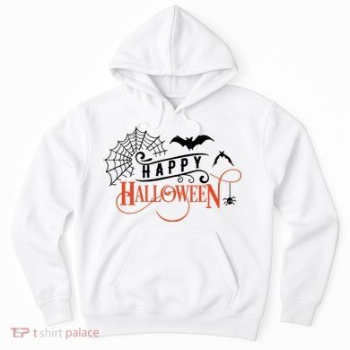 Happy Halloween Spiderweb Spooky Hoodie