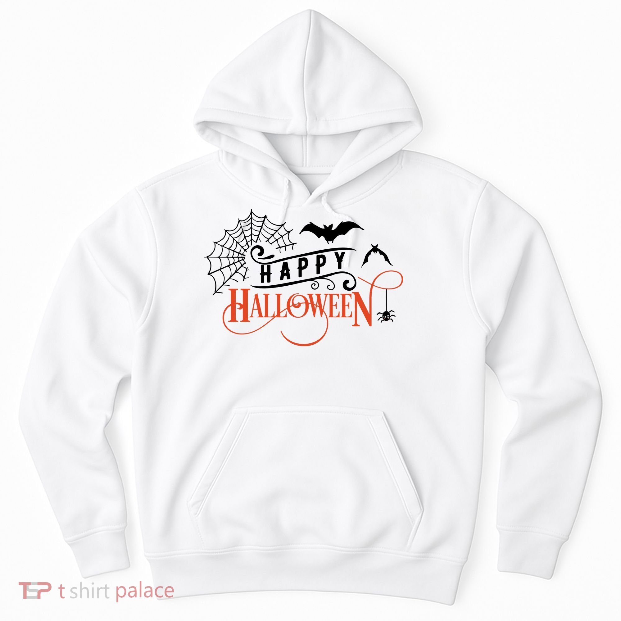 Happy Halloween Spiderweb Spooky Hoodie
