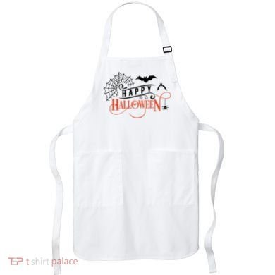 Happy Halloween Spiderweb Spooky Apron