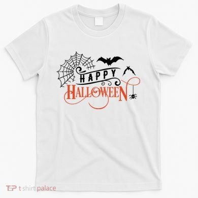 Happy Halloween Spiderweb Spooky T-Shirt