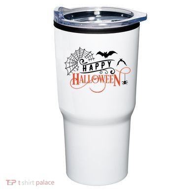 Happy Halloween Spiderweb Spooky Tumbler