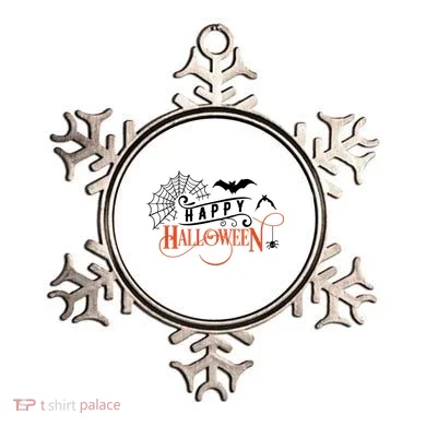 Happy Halloween Spiderweb Spooky Ornament