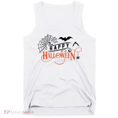 Happy Halloween Spiderweb Spooky Tank Top