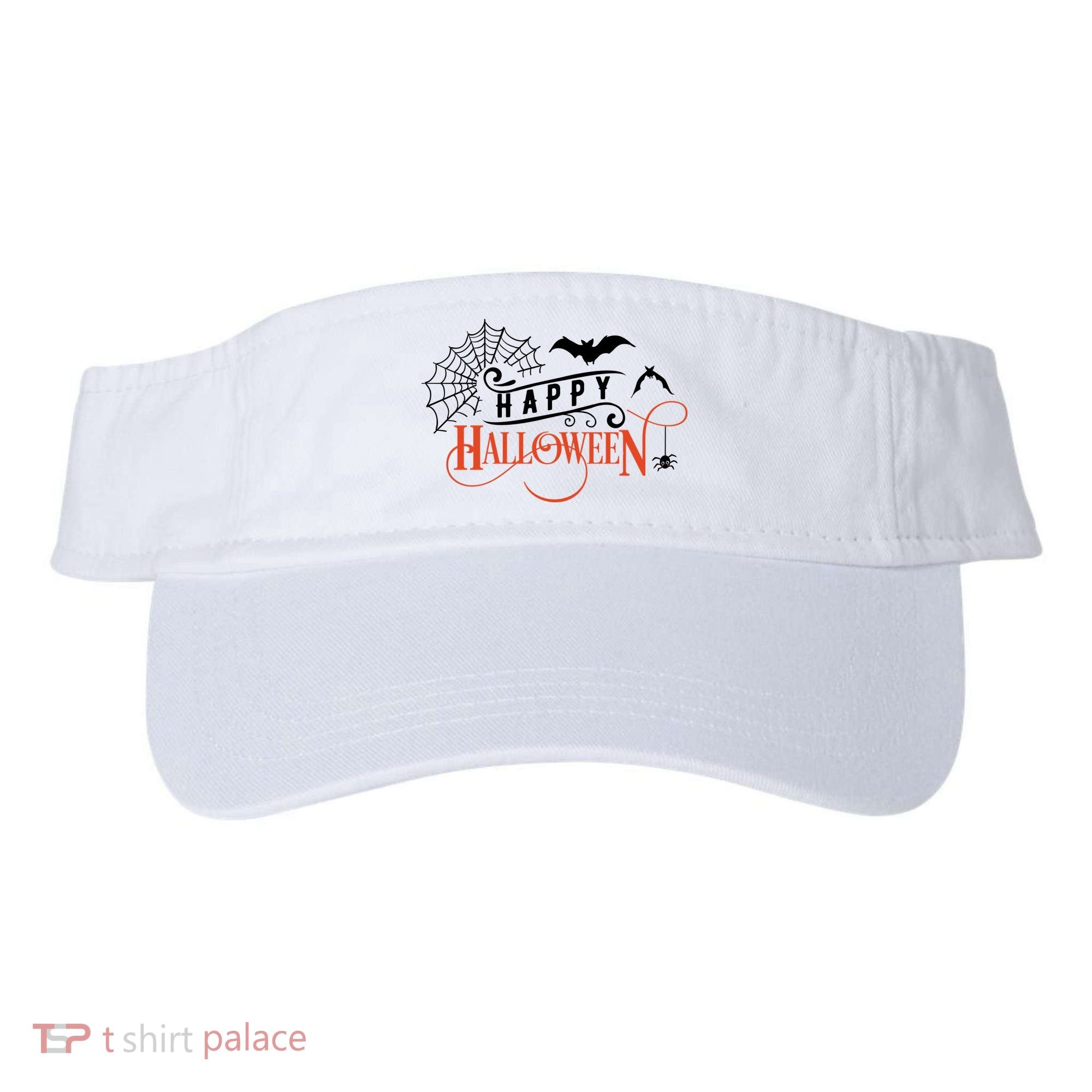 Happy Halloween Spiderweb Spooky Visor