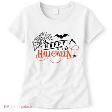 Happy Halloween Spiderweb Spooky Women's T-Shirt