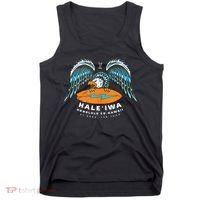 Hale'iwa Hawaii Surf Souvenir Tank Top - Coastal Beach Souvenir Tank Top thumb 0