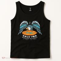 Hale'iwa Hawaii Surf Souvenir Tank Top - Coastal Beach Souvenir Tank Top thumb 2