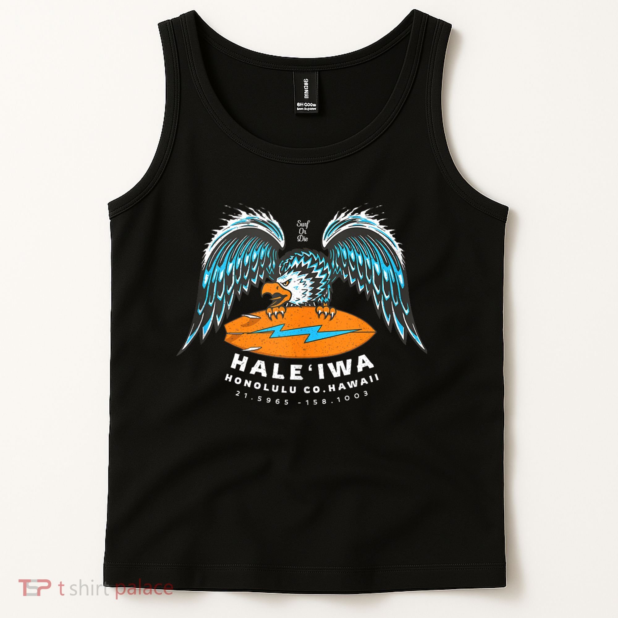 Hale'iwa Hawaii Surf Souvenir Tank Top - Coastal Beach Souvenir Tank Top