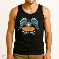 Hale'iwa Hawaii Surf Souvenir Tank Top - Coastal Beach Souvenir Tank Top thumb 3