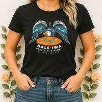 Hale'iwa Hawaii Surf Souvenir Tank Top - Coastal Beach Souvenir Women's T-Shirt thumb 2