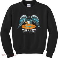 Hale'iwa Hawaii Surf Souvenir Tank Top - Coastal Beach Souvenir Kids Sweatshirt thumb 0