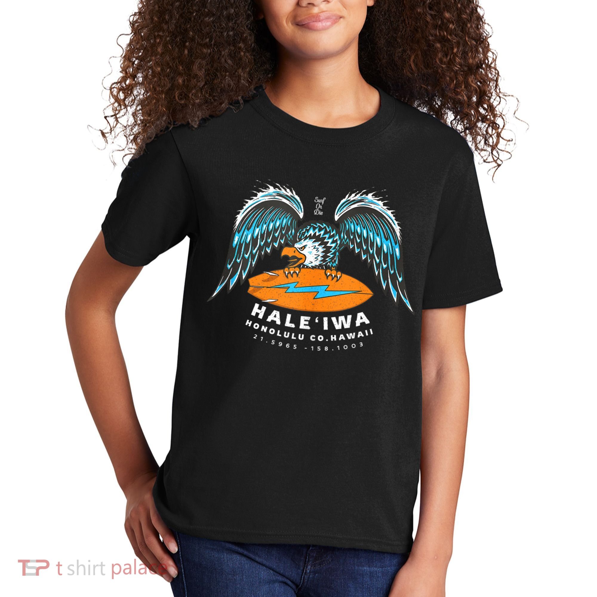 Hale'iwa Hawaii Surf Souvenir Tank Top - Coastal Beach Souvenir Kids T-Shirt