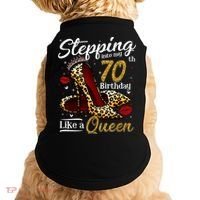 High Heels Stepping Into My 70th Birthday 70 and Fabulous Doggie Tank thumb 0
