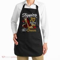 High Heels Stepping Into My 70th Birthday 70 and Fabulous Apron thumb 2