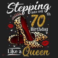 High Heels Stepping Into My 70th Birthday 70 and Fabulous Tumbler thumb 3
