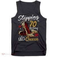 High Heels Stepping Into My 70th Birthday 70 and Fabulous Tank Top thumb 0