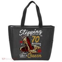 High Heels Stepping Into My 70th Birthday 70 and Fabulous Tote Bag thumb 0