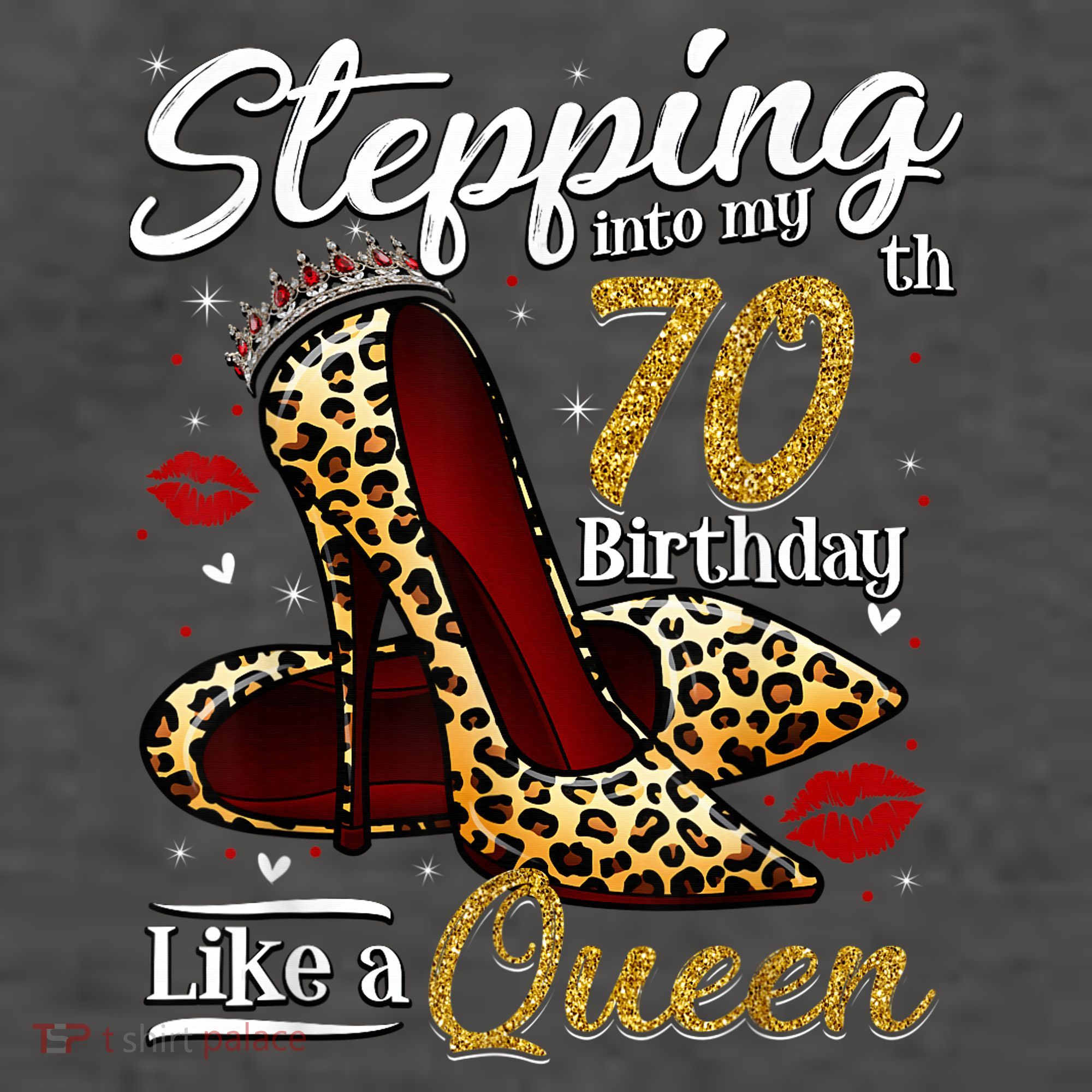 High Heels Stepping Into My 70th Birthday 70 and Fabulous Vector Backpack