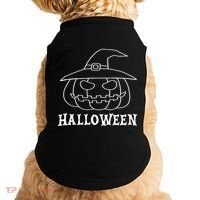 Happy Halloween Spooky Jack O Lantern Doggie Tank thumb 0
