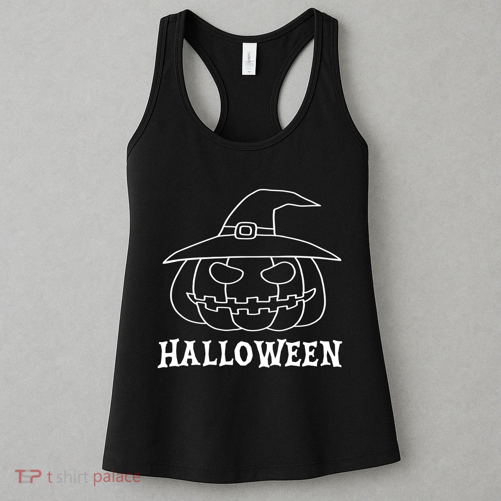 Happy Halloween Spooky Jack O Lantern Women's Tank Top